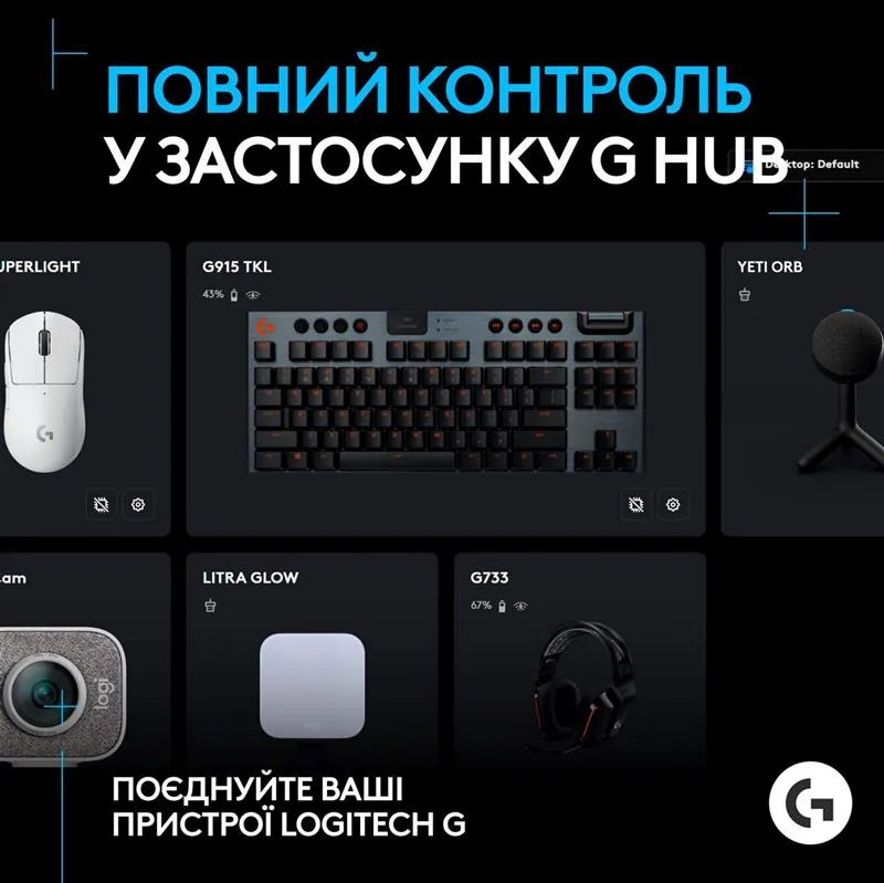 Мiкрофон Logitech G Yeti Orb RGB Black (988-000551) - мініатюра 5