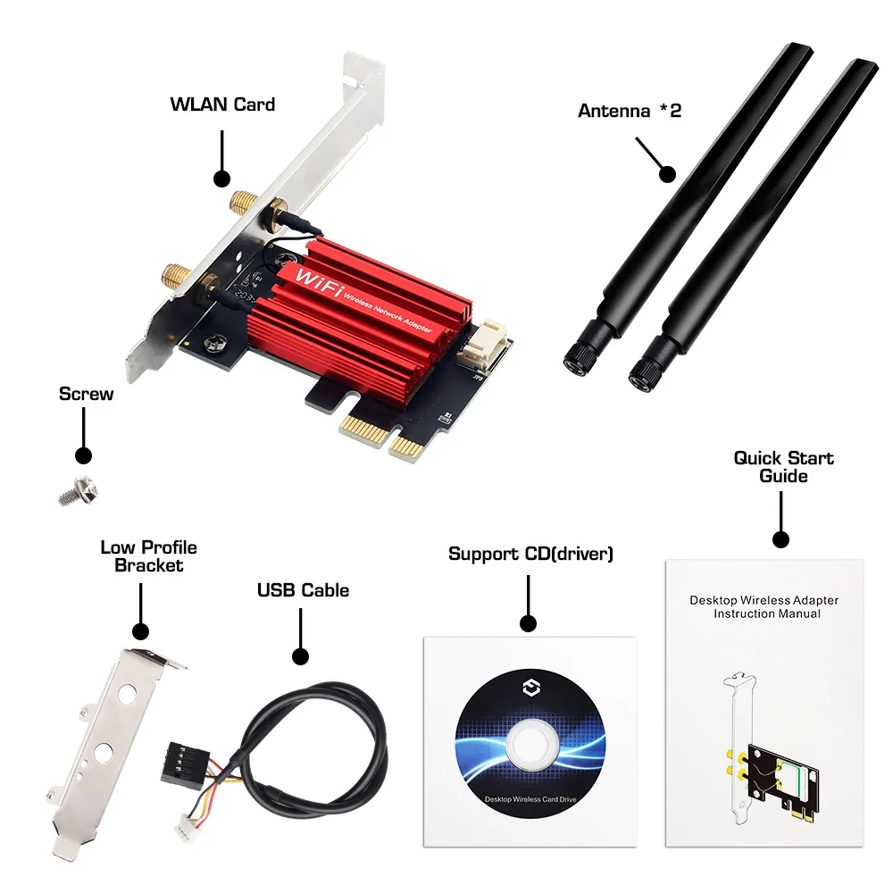 Бездротовий адаптер Fenvi PCE-AC1200S - мініатюра 3