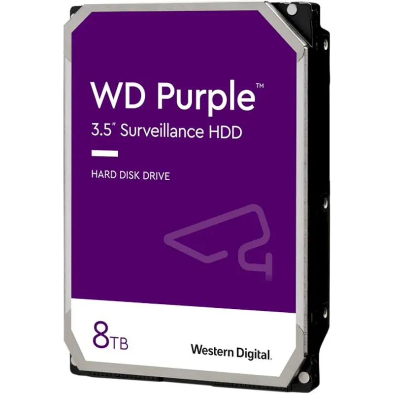 Накопичувач HDD SATA 8.0TB WD Purple 5640rpm 256MB (WD85PURZ) - зображення 1