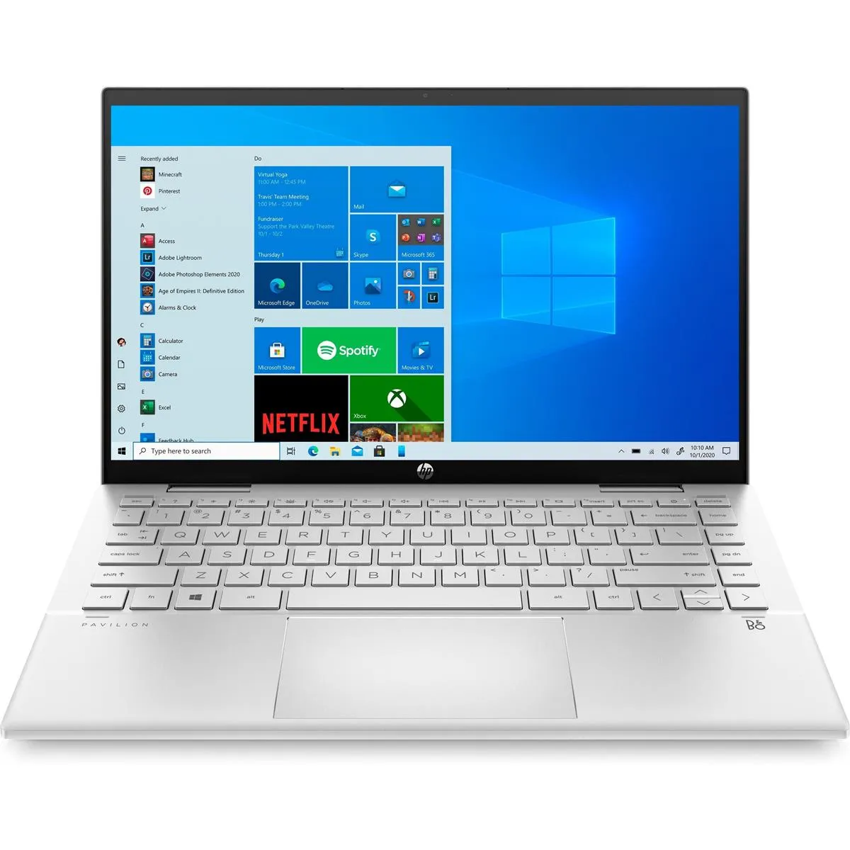 Ноутбук HP Pavilion x360 14-ek2009ua (A0NB2EA) Silver - зображення 1