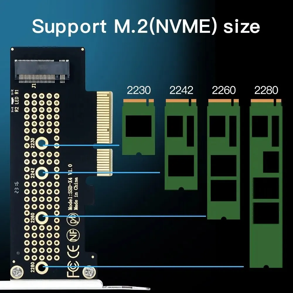 Плата-адаптер Fenvi SSD-X4 HS - мініатюра 10