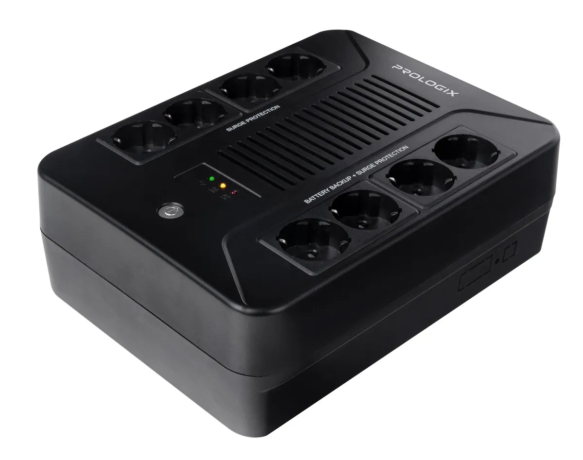 Джерело безперебійного живлення Prologix 850 (PLP850VA8LED) - мініатюра 3