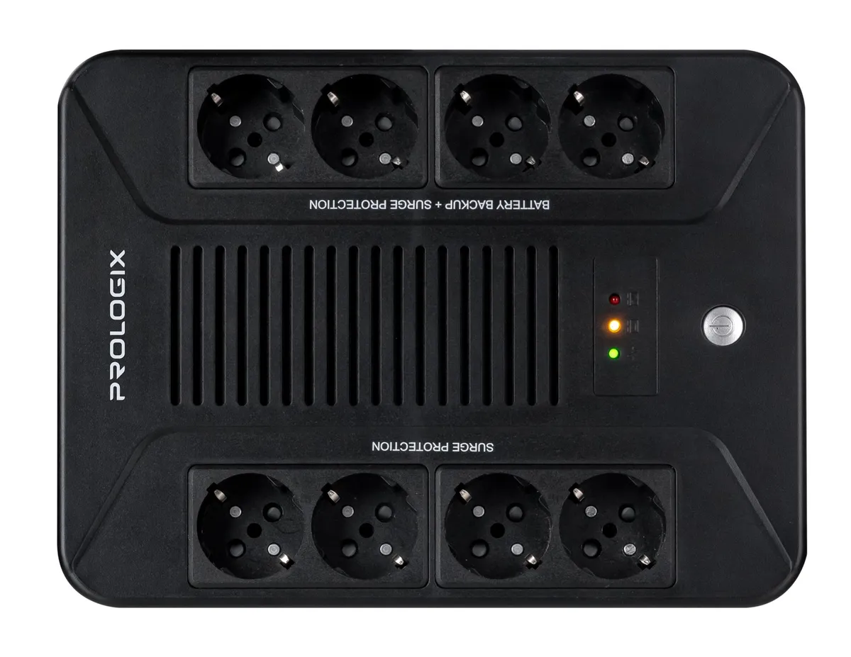 Джерело безперебійного живлення Prologix 850 (PLP850VA8LED) - мініатюра 8