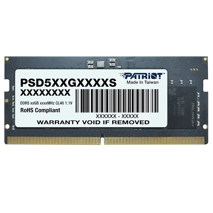 Модуль пам`яті SO-DIMM DDR5 8GB/5600 Patriot Signature Line (PSD58G560041S) - мініатюра 3
