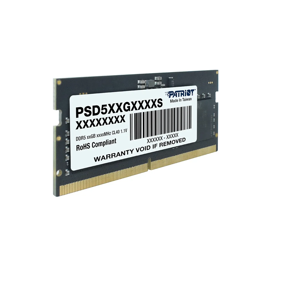 Модуль пам`яті SO-DIMM DDR5 8GB/5600 Patriot Signature Line (PSD58G560041S) - мініатюра 4