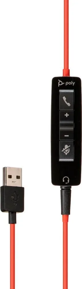 Гарнітура Poly BlackWire 5210 Black (80R98AA) - мініатюра 3