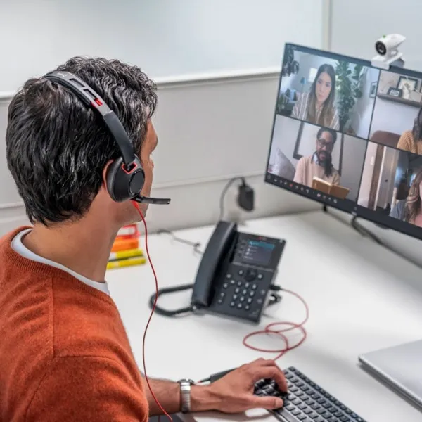 Гарнітура Poly BlackWire 5220 Black (80R97AA) - мініатюра 3