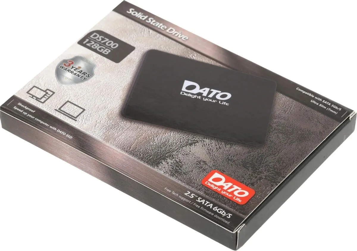 Накопичувач SSD  128GB Dato DS700 2.5" SATAIII TLC (DS700SSD-128GB) - мініатюра 4