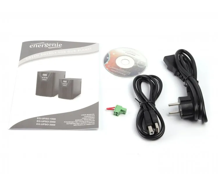 Джерело безперебійного живлення EnerGenie EG-UPSO-1000 1000VA - мініатюра 3