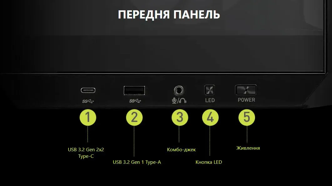 Корпус MSI MAG Pano 100R PZ без БЖ - мініатюра 11