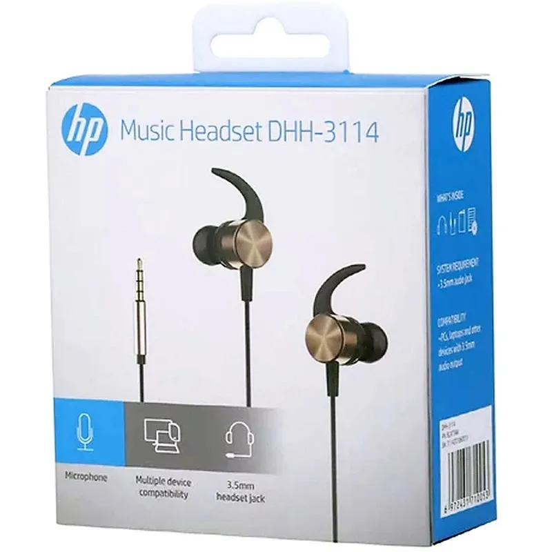 Гарнітура HP DHH-3114 Black/Gold (DHH-3114GD) - мініатюра 5