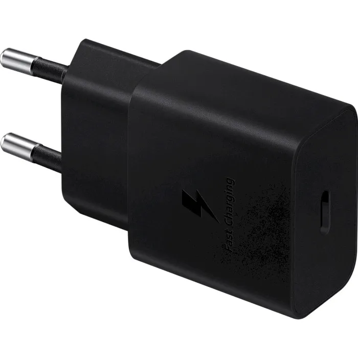 Мережевий зарядний пристрій Samsung EP-T1510X Black, 1хUSB Type-C, 15W + кабель USB Type-C (EP-T1510XBEGEU) - мініатюра 2