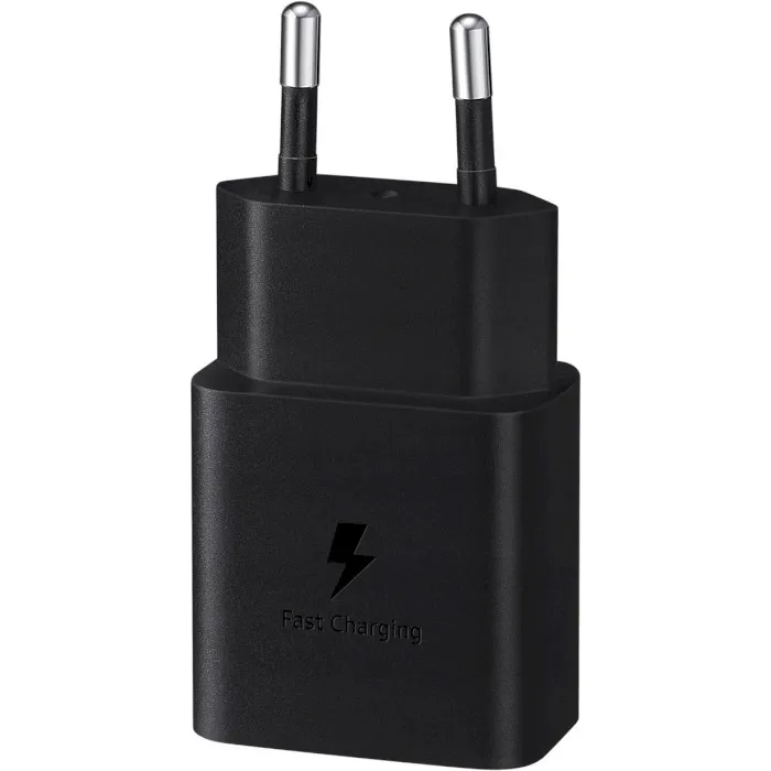 Мережевий зарядний пристрій Samsung EP-T1510X Black, 1хUSB Type-C, 15W + кабель USB Type-C (EP-T1510XBEGEU) - мініатюра 4