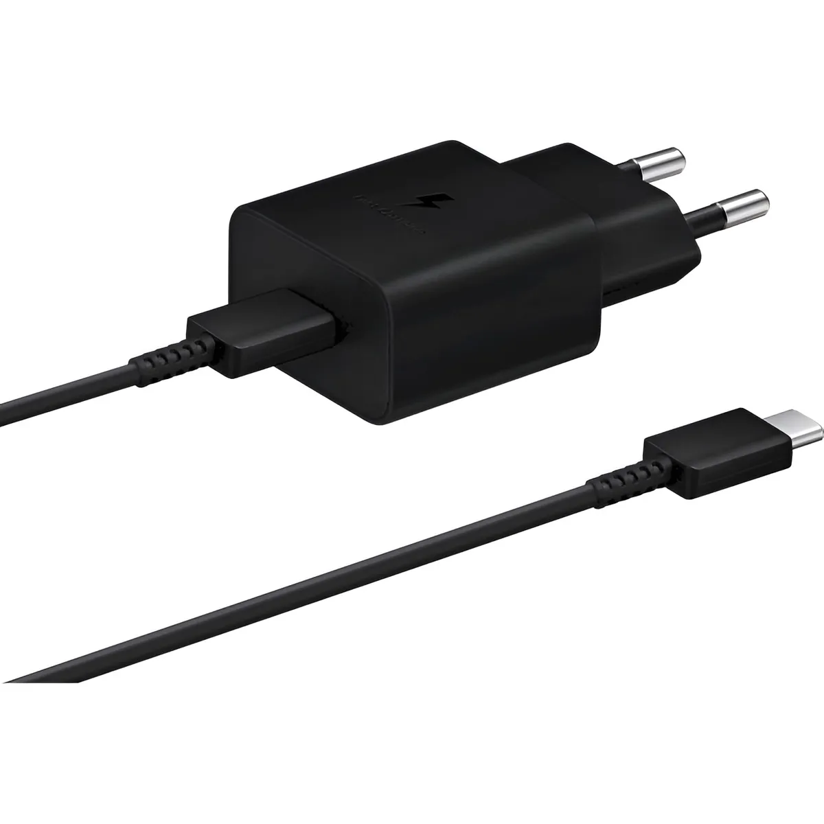 Мережевий зарядний пристрій Samsung EP-T1510X Black, 1хUSB Type-C, 15W + кабель USB Type-C (EP-T1510XBEGEU) - мініатюра 5