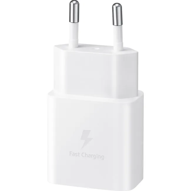 Мережевий зарядний пристрій Samsung EP-T1510N White, 1хUSB Type-C, 15W (EP-T1510NWEGEU) - мініатюра 2