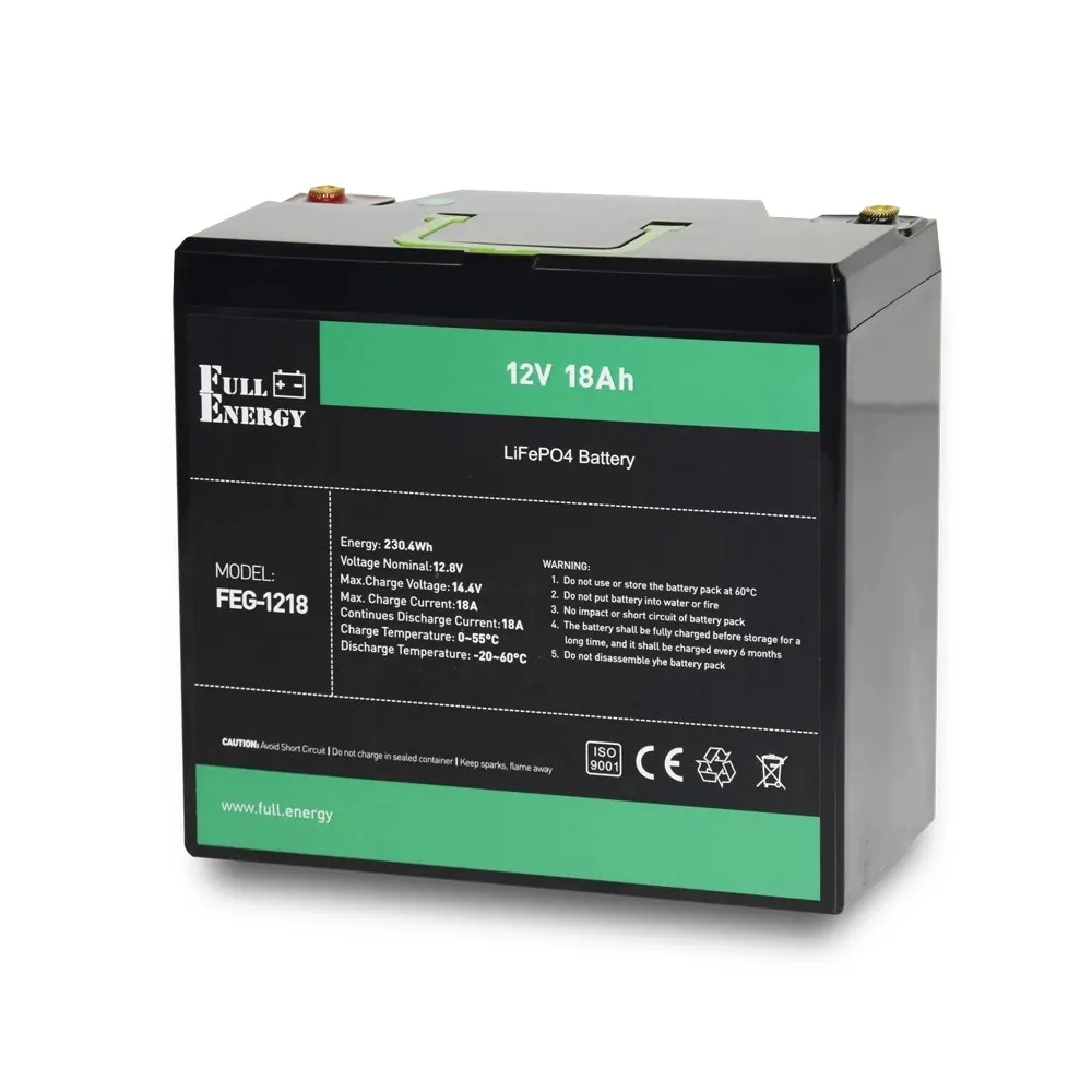 Акумуляторна батарея Full Energy FEG-1218 12V 18AH (FEG-1218) LiFePO4 - зображення 1