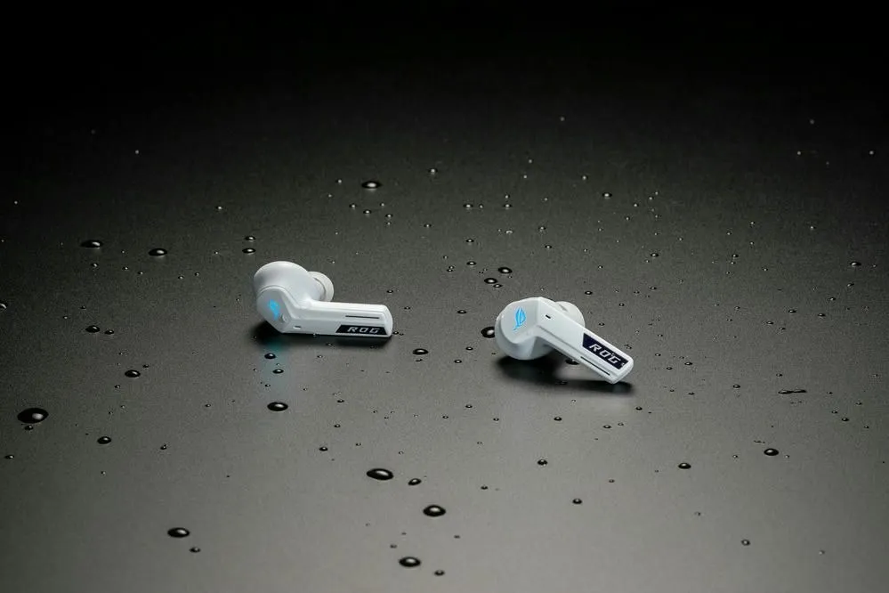 Bluetooth-гарнітура Asus ROG Cetra True Wireless SpeedNova White (90YH03Y0-BTUA10) - мініатюра 3