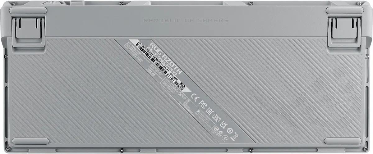 Клавіатура бездротова Asus ROG Azoth RGB WL BT White (90MP031A-BKUA11) - мініатюра 8