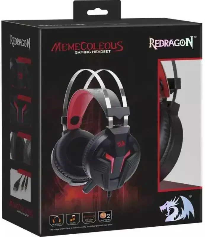 Гарнітура Redragon Memecoleous Black (75096)  - мініатюра 5