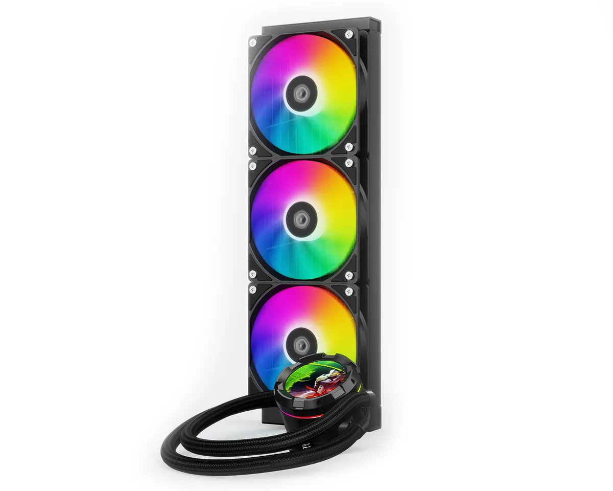 Система водяного охолодження ID-Cooling Space LCD SL360 XE - зображення 1