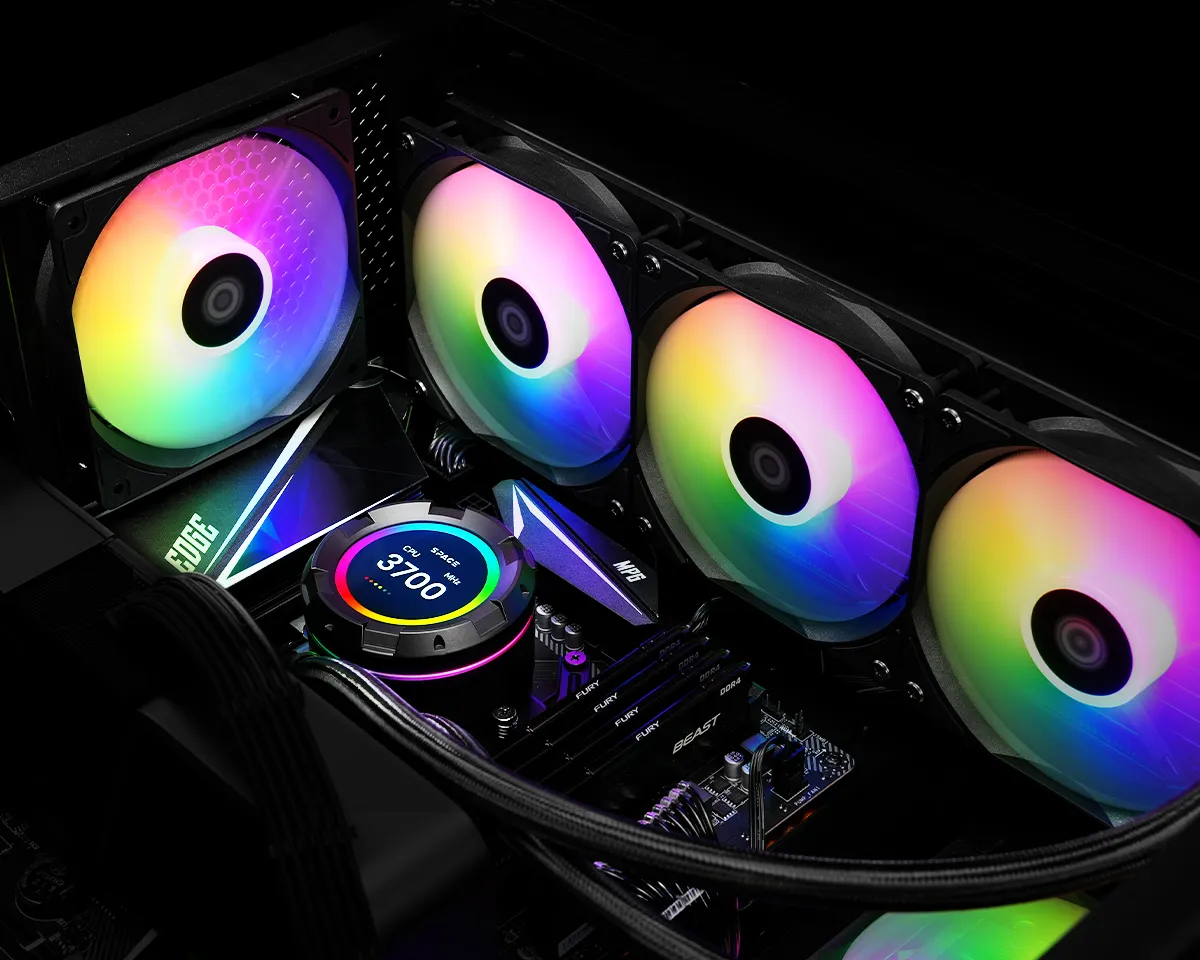 Система водяного охолодження ID-Cooling Space LCD SL360 XE - мініатюра 4