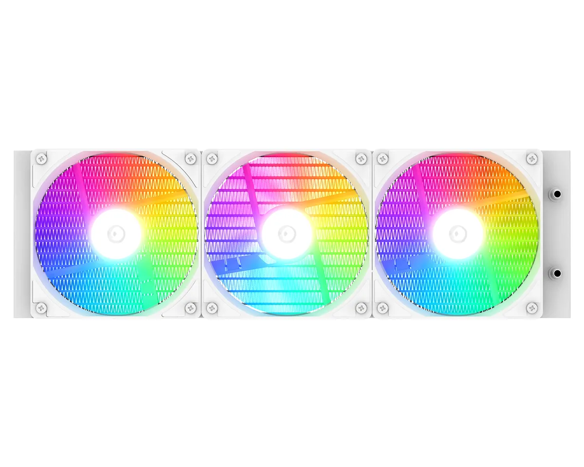 Система водяного охолодження ID-Cooling Space LCD SL360 XE White - мініатюра 2