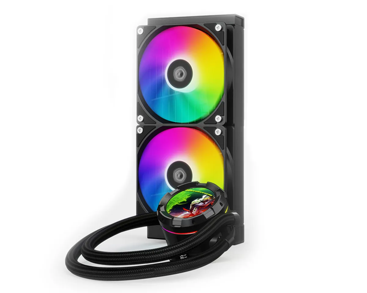 Система водяного охолодження ID-Cooling Space LCD SL240 XE - зображення 1