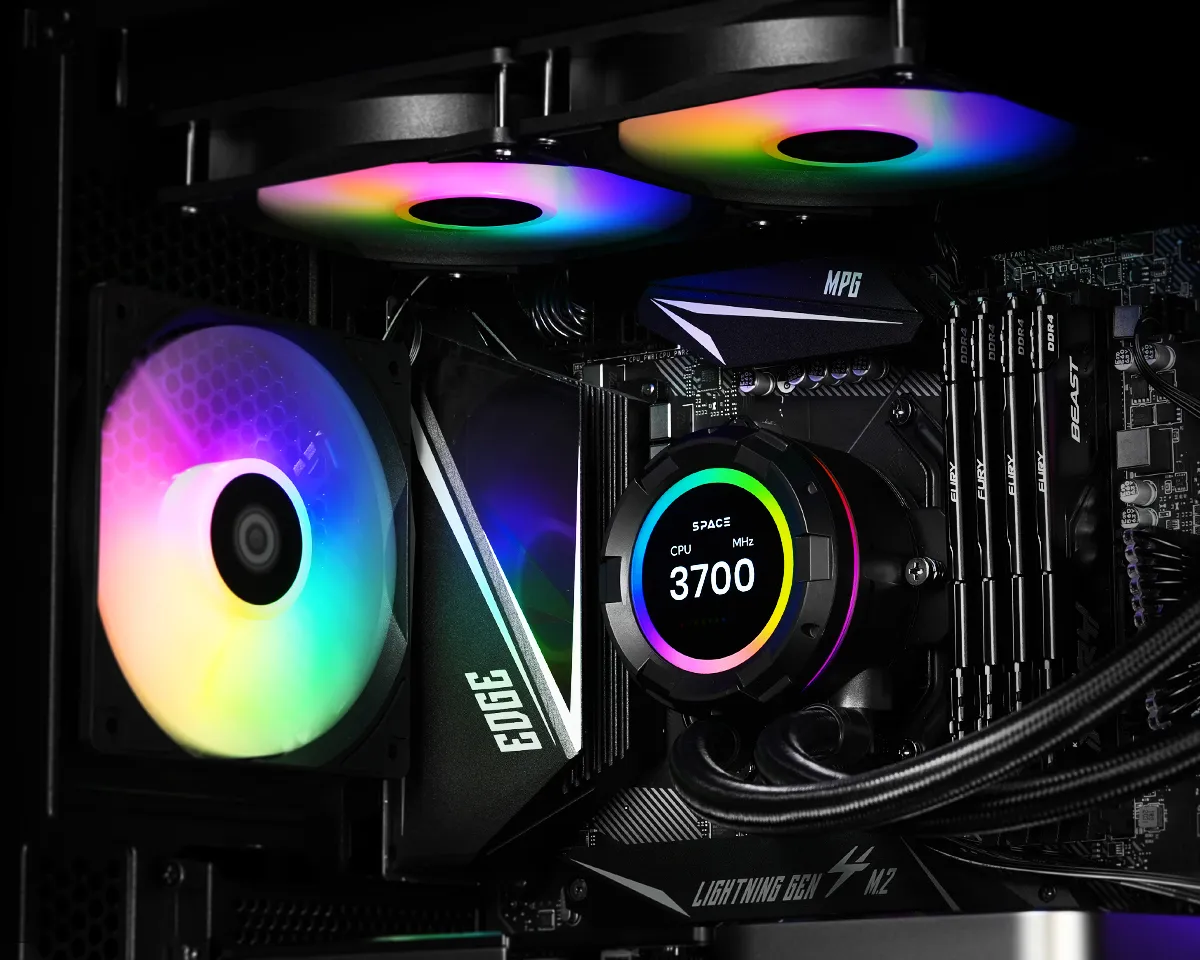 Система водяного охолодження ID-Cooling Space LCD SL240 XE - мініатюра 10