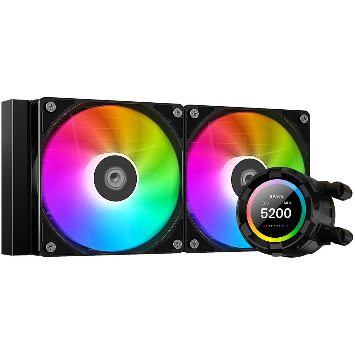 Система водяного охолодження ID-Cooling Space LCD SL240 XE - мініатюра 11
