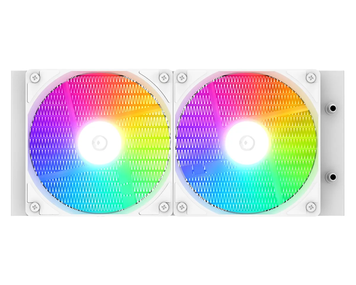 Система водяного охолодження ID-Cooling Space LCD SL240 XE White - мініатюра 2