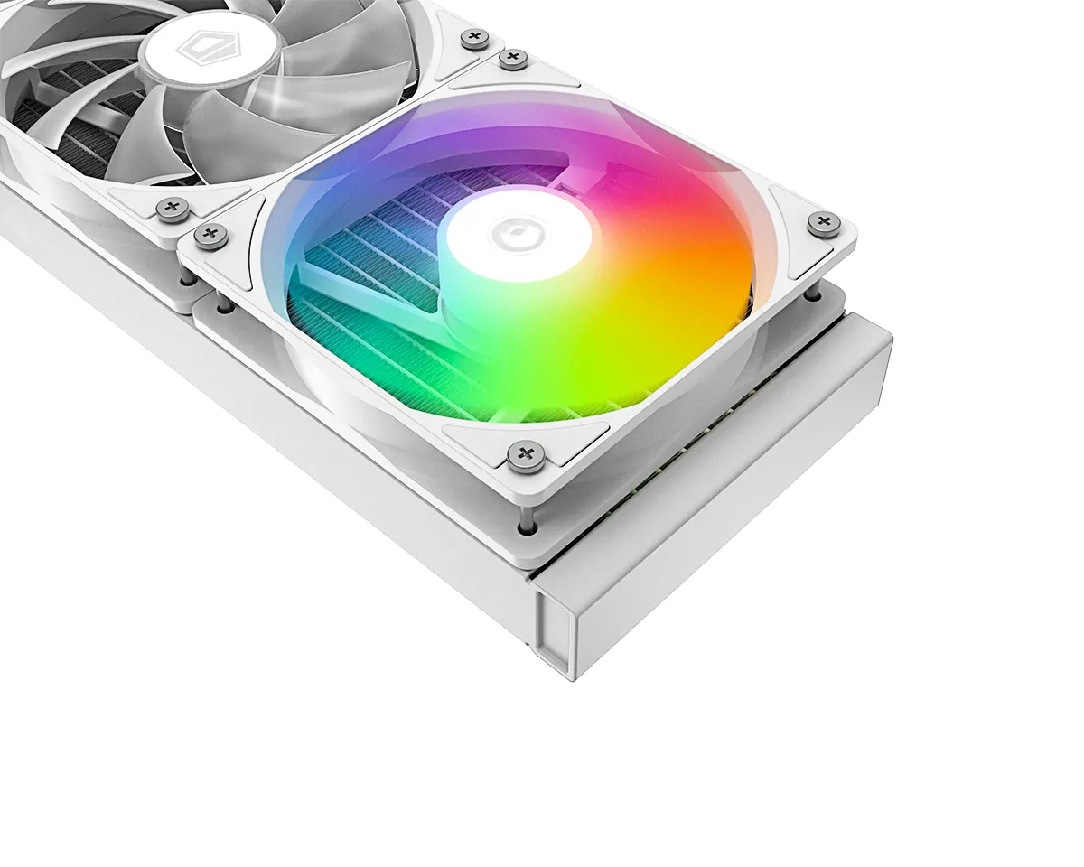 Система водяного охолодження ID-Cooling Space LCD SL240 XE White - мініатюра 3