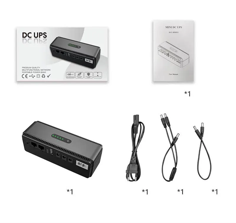 Джерело безперебійного живлення Yepo Smart DC-UPS 10400mAh DC-5V/9V/12V (UA-112485) - мініатюра 6