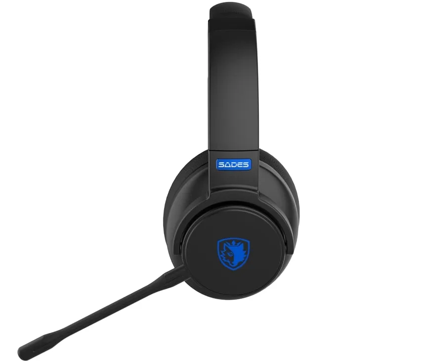 Гарнітура Sades SA-202 Runner Black/Blue (sa202bkb) - мініатюра 2