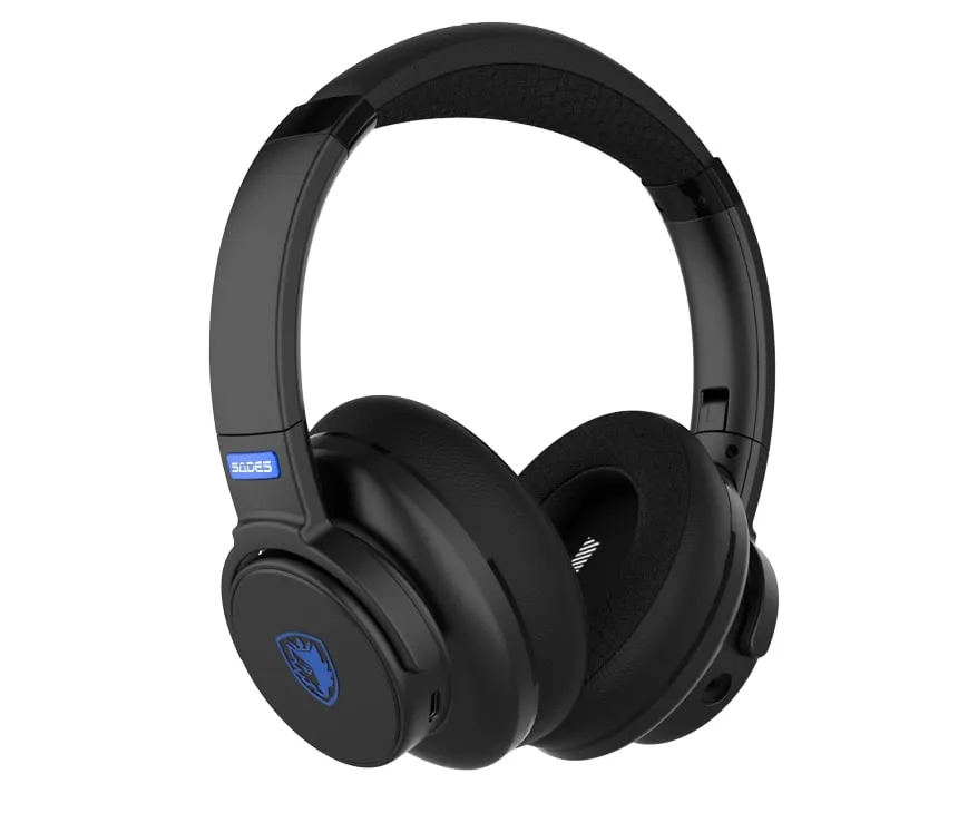 Гарнітура Sades SA-202 Runner Black/Blue (sa202bkb) - мініатюра 6