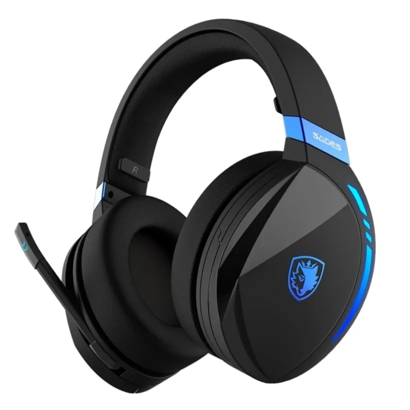 Гарнітура Sades SA-201 Warden I Black/Blue (sa201bkb) - зображення 1