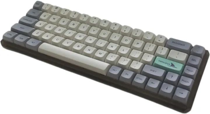 Клавіатура бездротова Motospeed Darmoshark K5 Gateron Silver Pro Light Gray (dmk5lgspro) - мініатюра 2