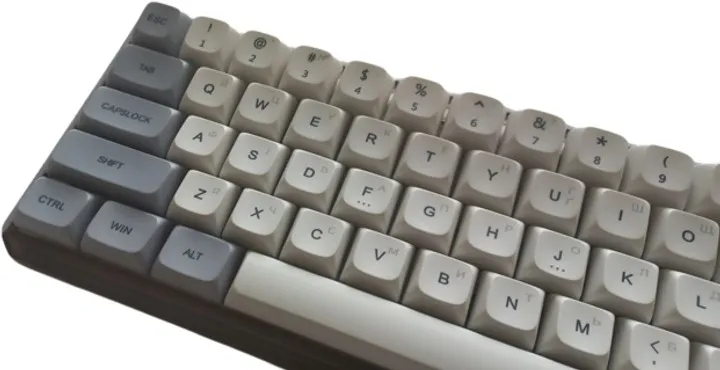 Клавіатура бездротова Motospeed Darmoshark K5 Gateron Silver Pro Light Gray (dmk5lgspro) - мініатюра 3