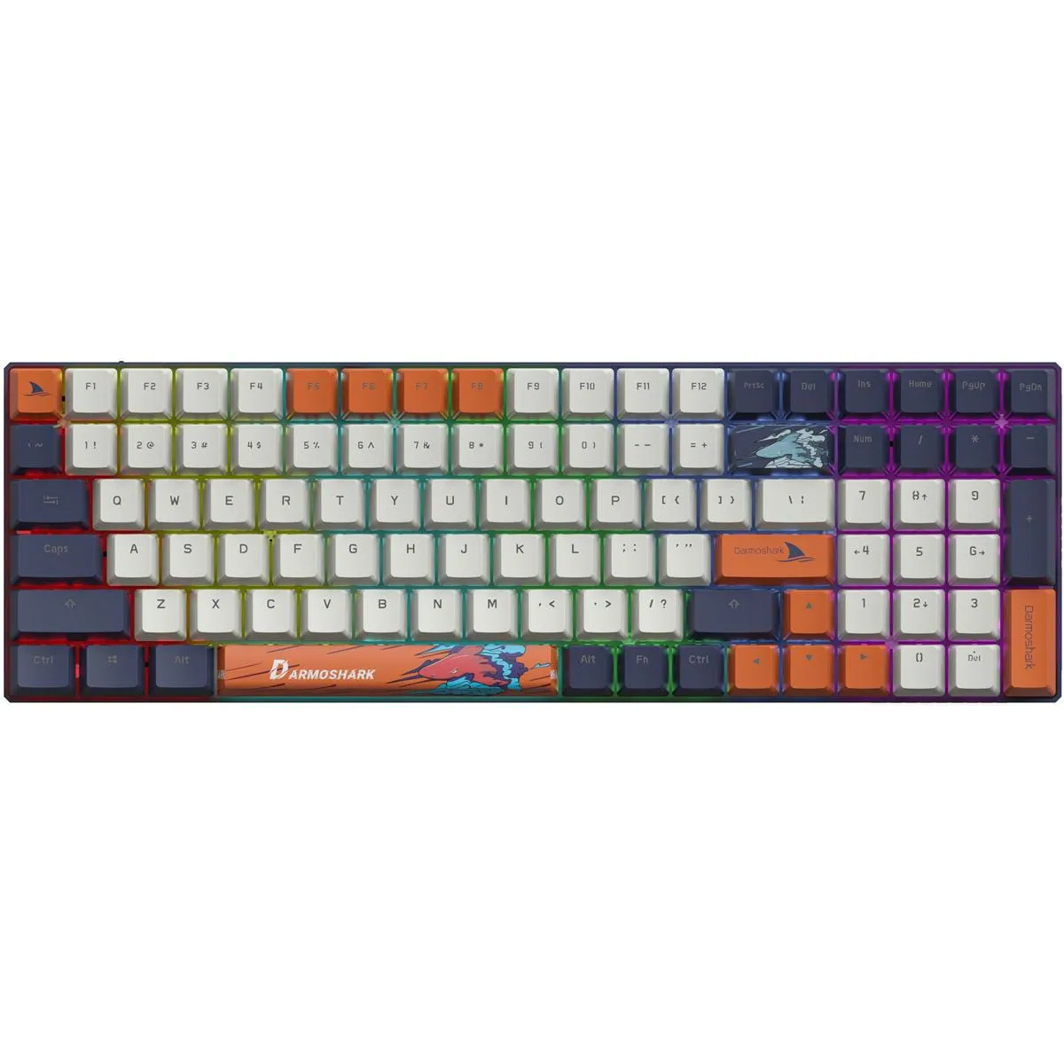 Клавіатура бездротова Motospeed Darmoshark K1 Pro Gateron Blue (dmk1progb) - зображення 1