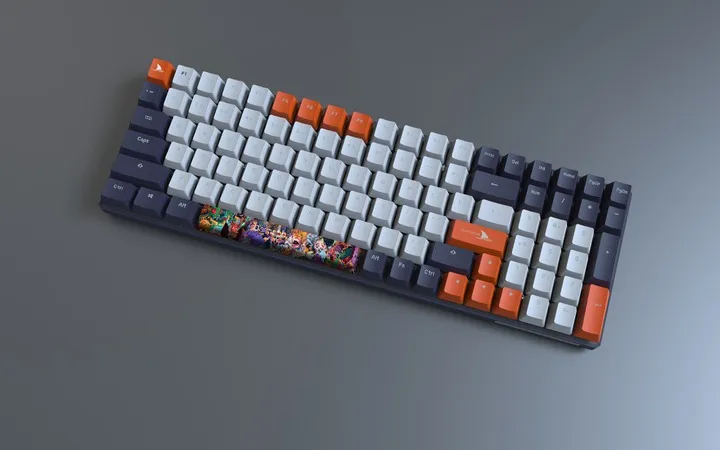 Клавіатура бездротова Motospeed Darmoshark K1 Pro Gateron Blue (dmk1progb) - мініатюра 3