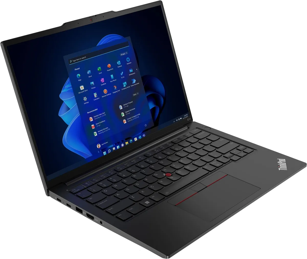 Ноутбук Lenovo ThinkPad E14 Gen 6 (21M3002VRA) Graphite Black - мініатюра 2