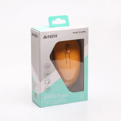 Мишка A4Tech FG15CS Air2 Wireless Yellow (4711421001236) - мініатюра 12