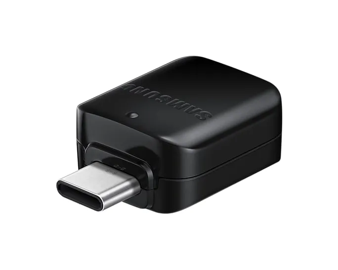 Адаптер Samsung OTG USB - USB Type-C (F/M) Black (EE-UN930BBRGRU)_OEM - мініатюра 2