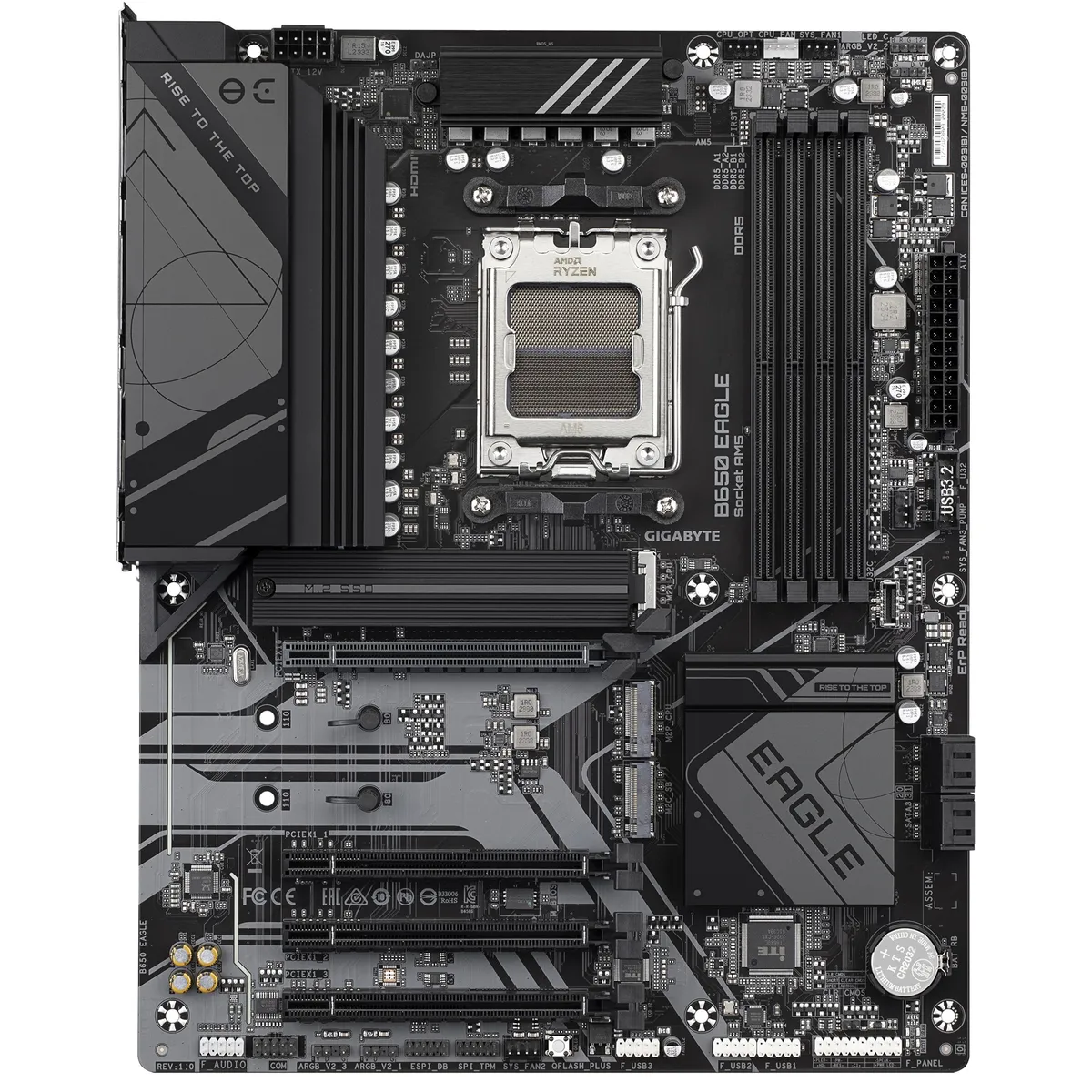 Материнська плата Gigabyte B650 Eagle Socket AM5 - мініатюра 2