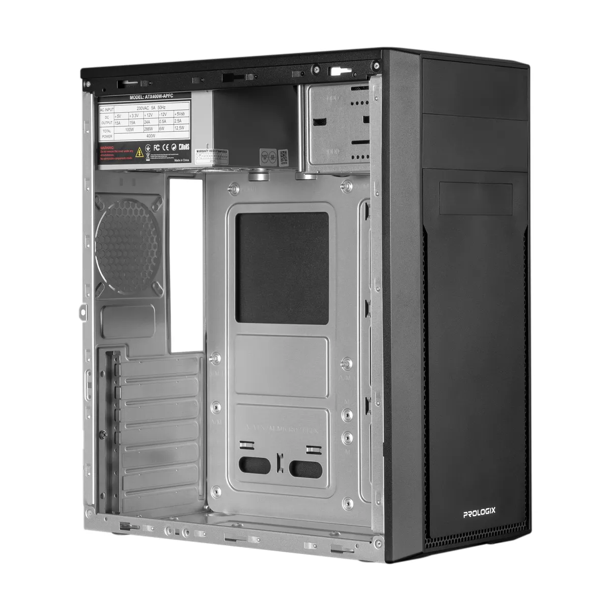 Корпус Prologix E125 400W Black - мініатюра 4