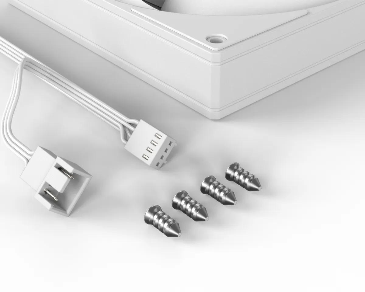 Вентилятор ID-Cooling AS-140-W Duet White - мініатюра 6