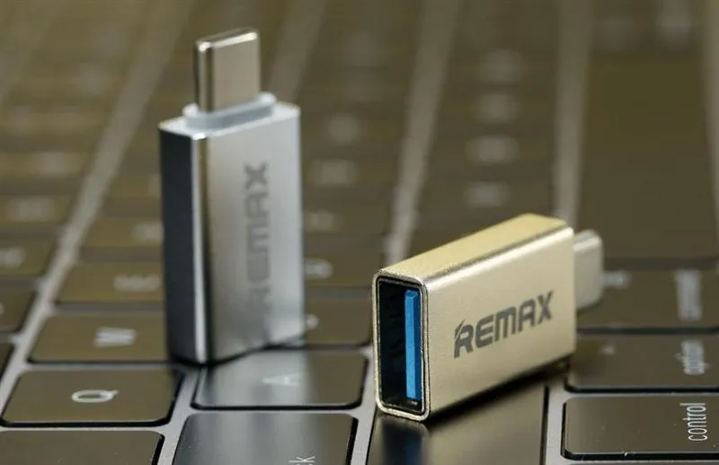 Адаптер Remax Glance USB-USB Type-C RA-OTG1 Silver (2000700004672) - зображення 1