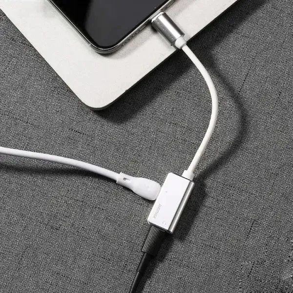 Адаптер Remax RL-LA02i Enjoy 2in1 Lightning-2 Lightning, 12см, White (6954851298007) - мініатюра 2