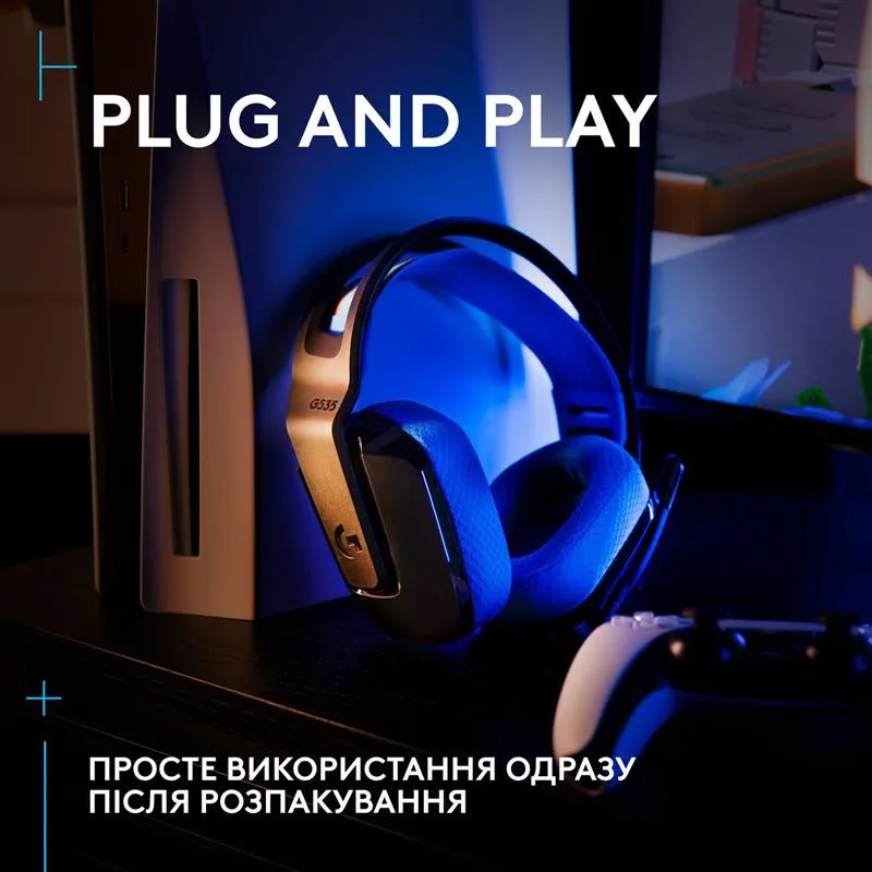 Гарнітура Logitech G535 Console Black (939-002219) - мініатюра 9