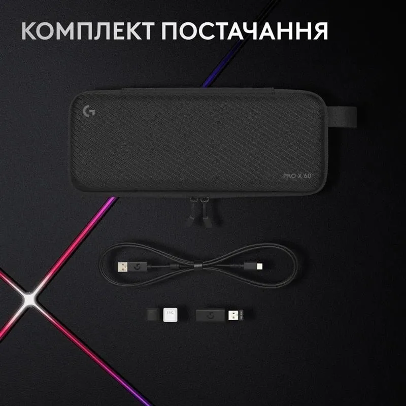 Клавiатура бездротова Logitech G PRO X 60 TKL GX Optical Tactile White (920-011930) - мініатюра 9