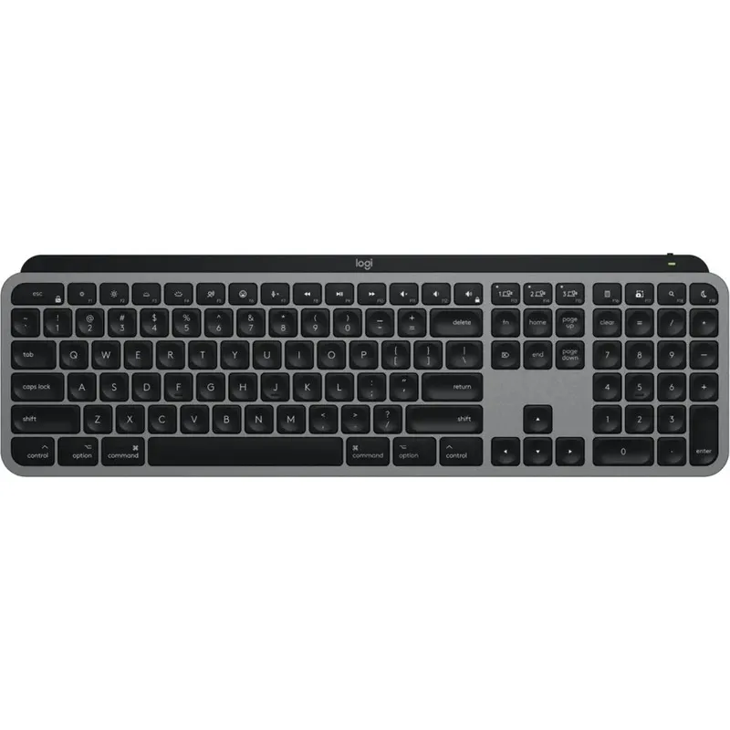 Клавiатура бездротова Logitech MX Keys S for Mac Space Grey (920-011637) - зображення 1
